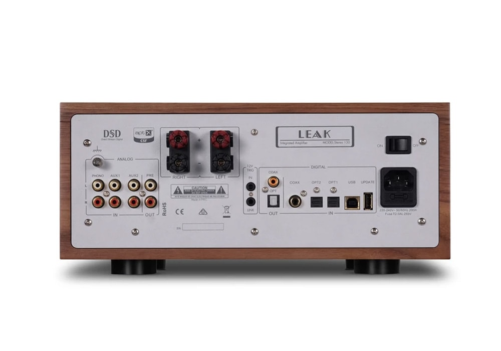 LEAK Audio - Stereo 130（ウォールナット）（USB/DAC内蔵