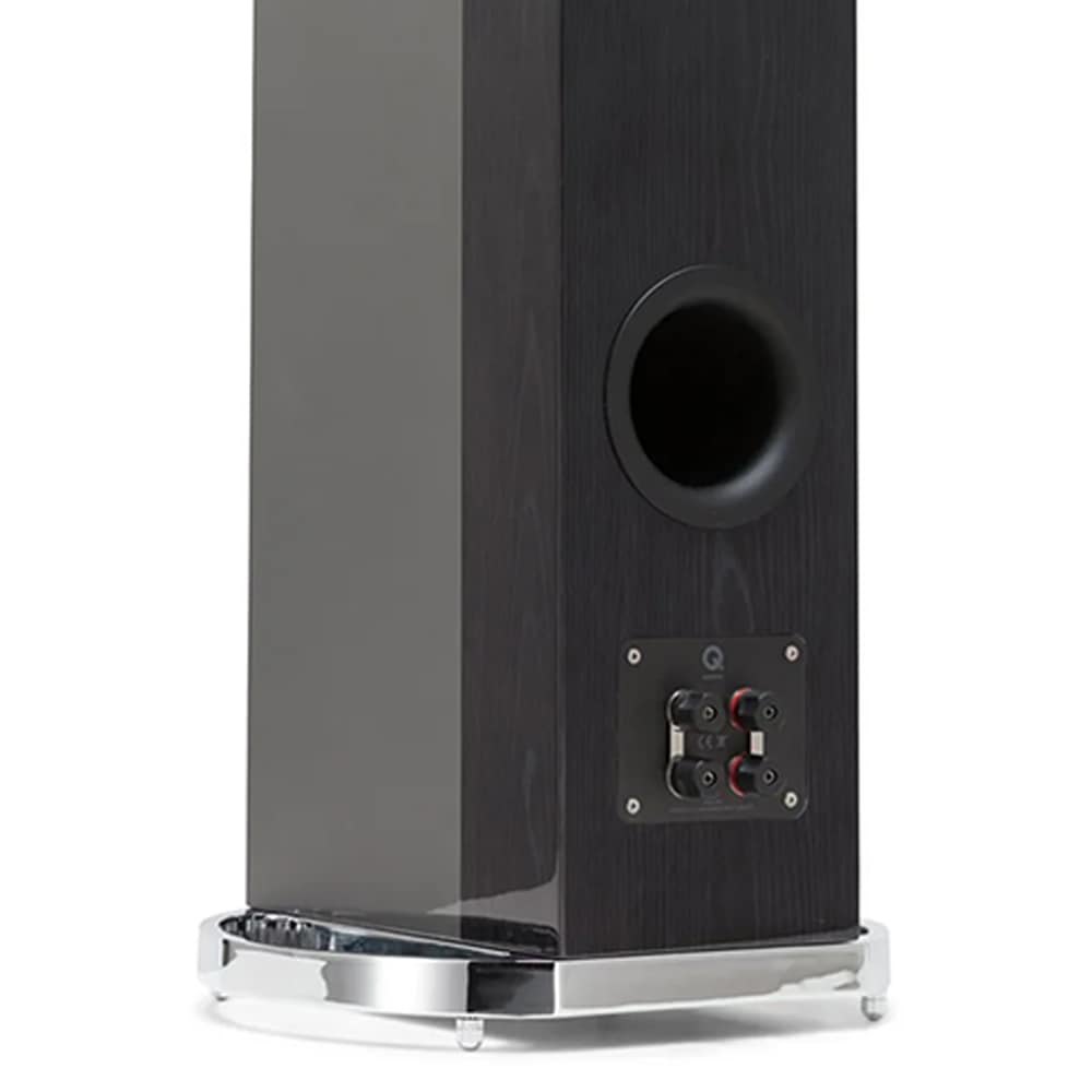Q Acoustics - Q CONCEPT 500/グロスシルバー&エボニー（ペア）トール