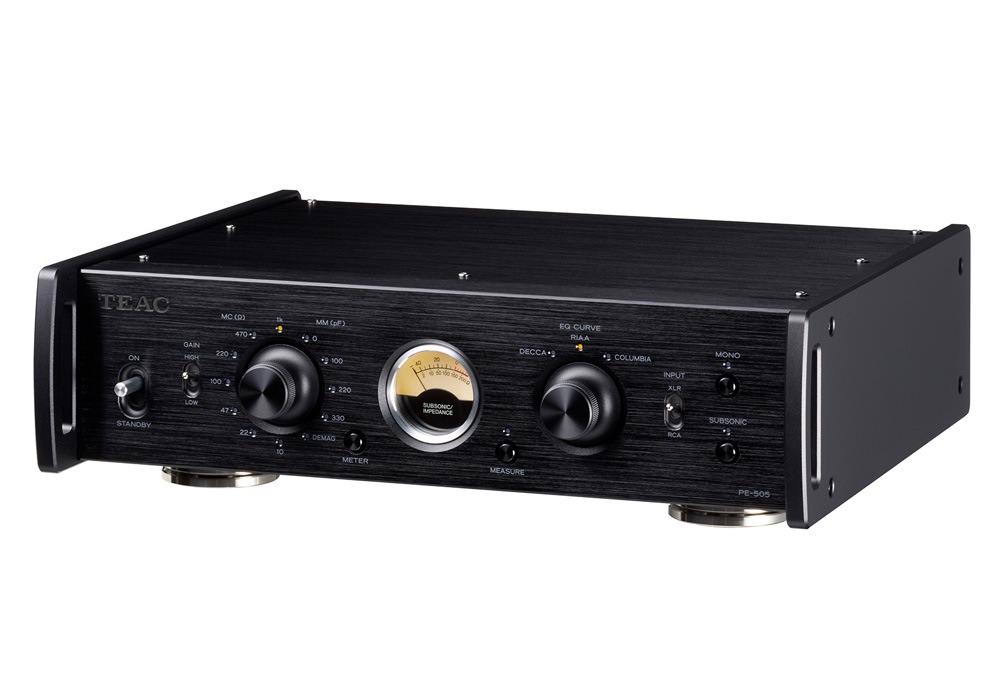 TEAC - PE-505-B/ブラック（MC/MM対応フォノイコライザーアンプ