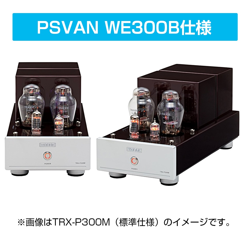 TRIODE - TRX-P300M-WE300（ペア）PSVAN WE300B仕様・真空管モノラル