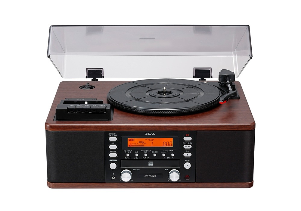 TEAC - LP-R520-WA/ウォールナット（ターンテーブル・カセット付CD