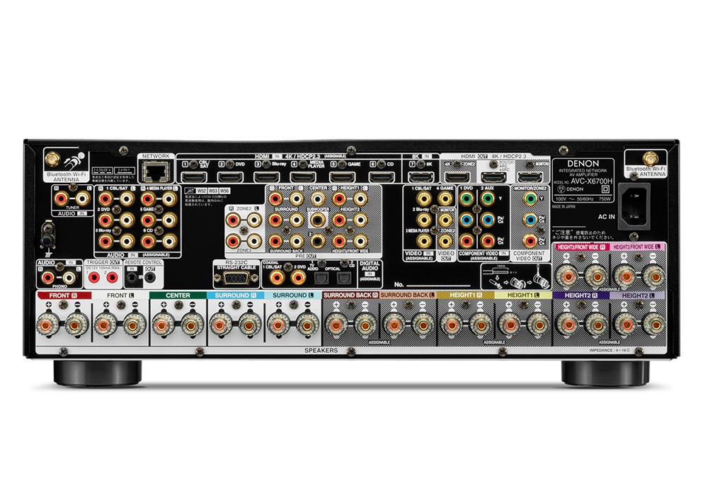 【プレミアムAVサラウンドアンプ】DENON AVC-X6700H AVC-X6700H - AV Receiver | Denon - 日本
