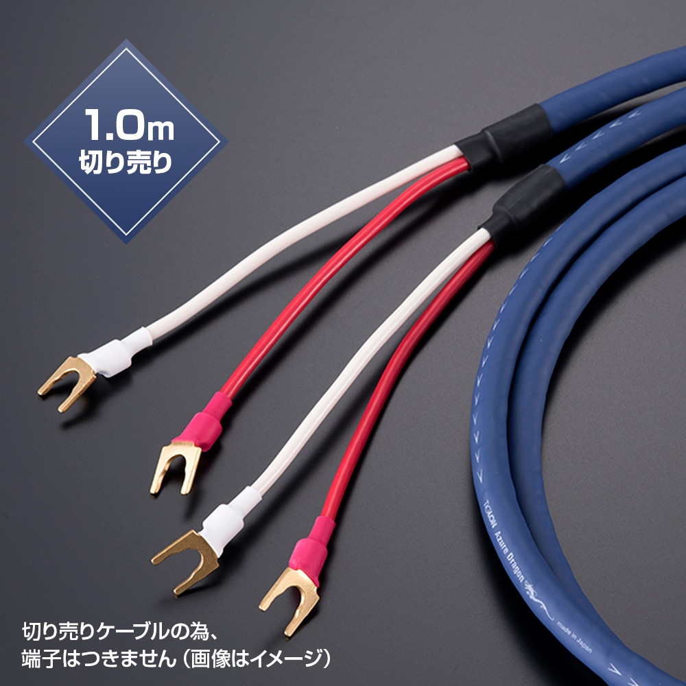 TIGLON - MS-DR20SP-AD-K（AzureDragon）（スピーカーケーブル・1.0m
