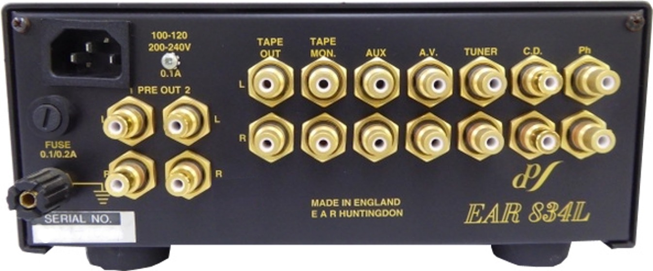 真空管　プリアンプ　極美品 EAR 834L Deluxe 真空管プリアンプ ワンオーナー