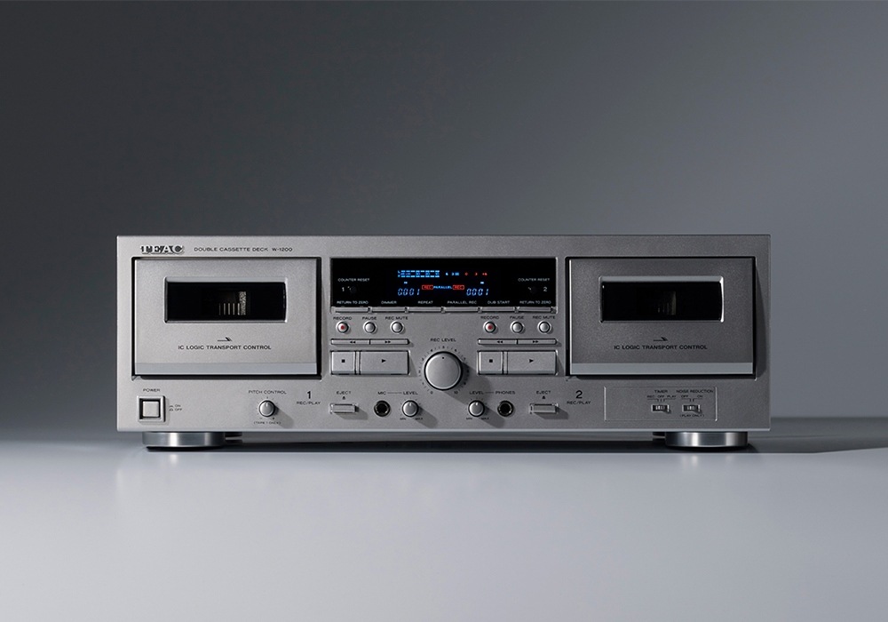TEAC - W-1200（ダブルカセットデッキ）《JP》【1/4～出荷・在庫有り