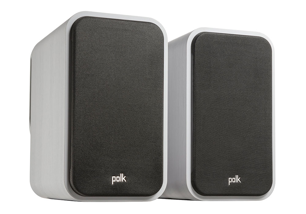 ［美品］Polk ES20 スピーカー　ホワイト Polk Audio - ES20/WHT/ホワイト（ペア）ブックシェルフスピーカー《JP