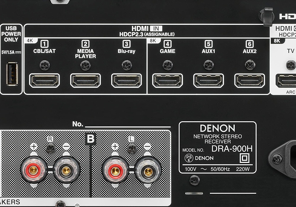 【美品】DENON DRA-900H ステレオネットワークレシーバー DENON DRA-900H ネットワークオーディオレシーバー | すべての商品