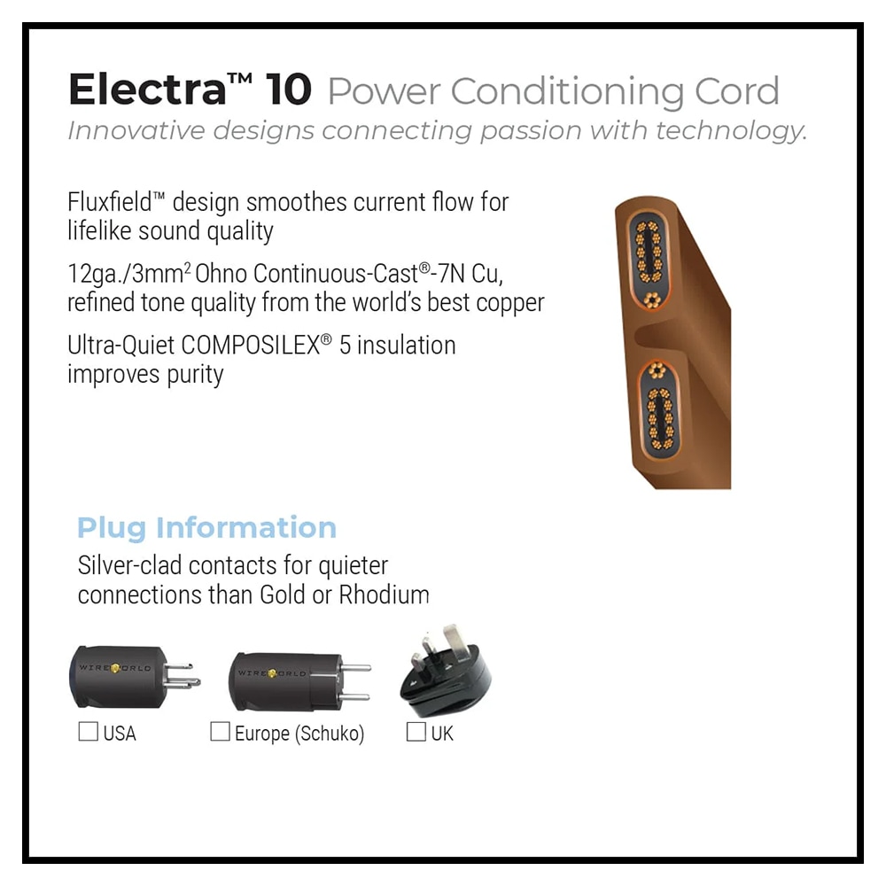 WIREWORLD - ELP10/1.0m���Ÿ������֥�ˡ�Electra 10���JP�աڥ᡼��������ʡ�Ǽ���ϳ�ǧ�头Ϣ����