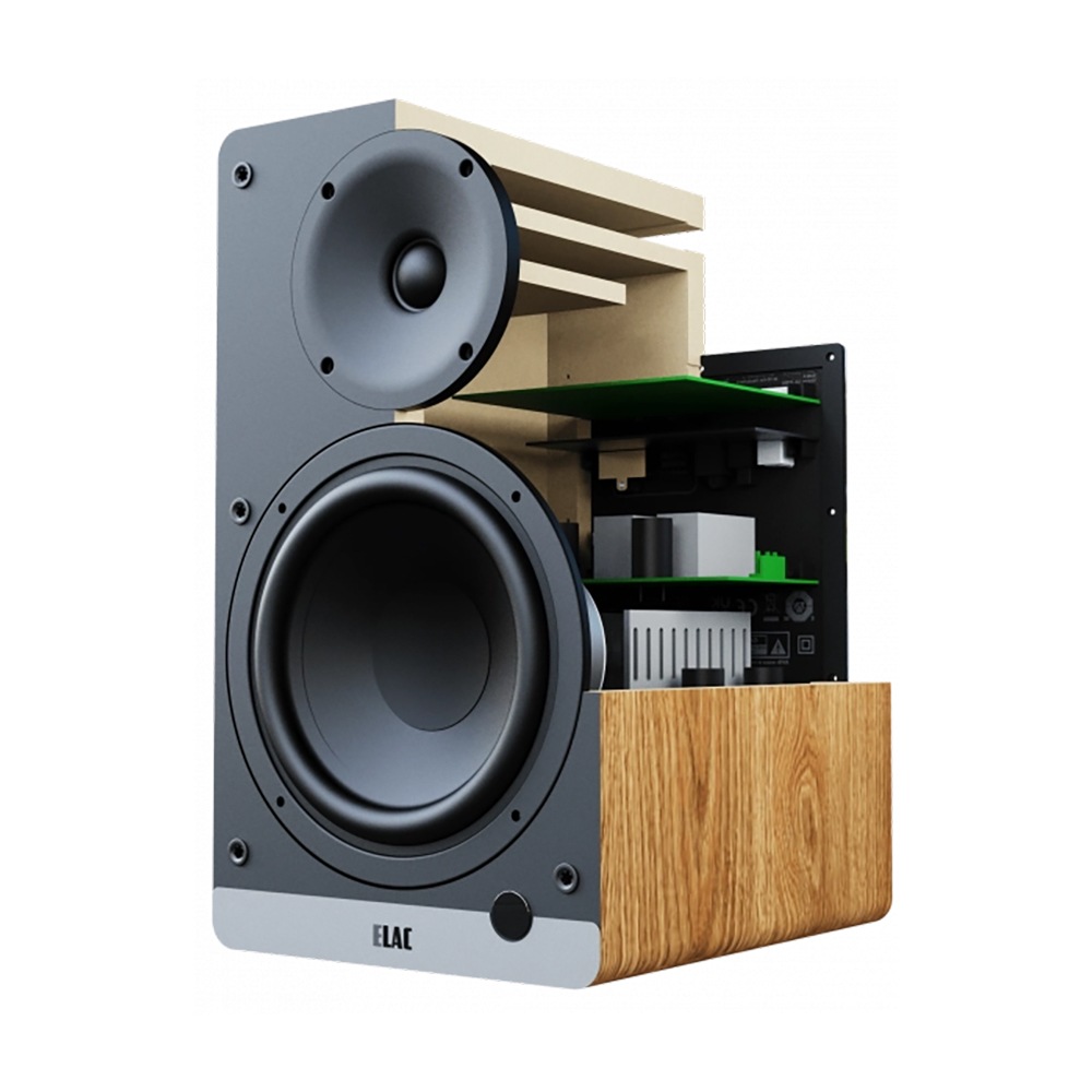 ELAC - ConneX DCB61/ウォルナット（ペア）DAC内蔵アクティブ