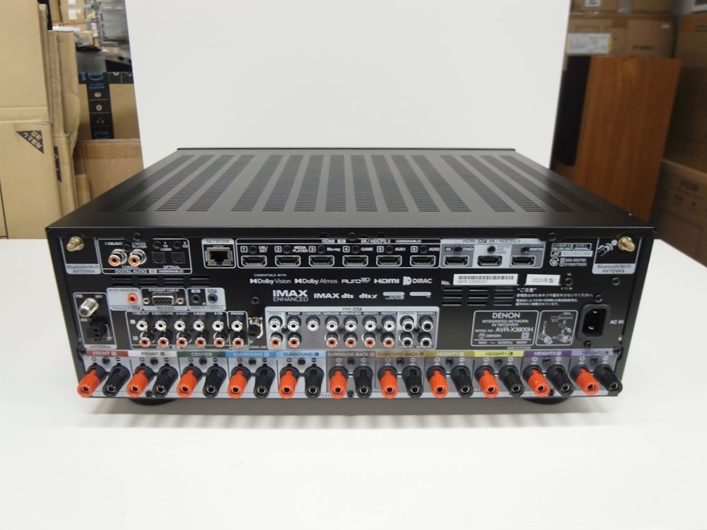 完動美品　DENON AVR-X3800H AVアンプ　25年5月28日購入品 DENON - AVR-X3800H『B級品』《JP-u》 | | オーディオ、ホームシアター
