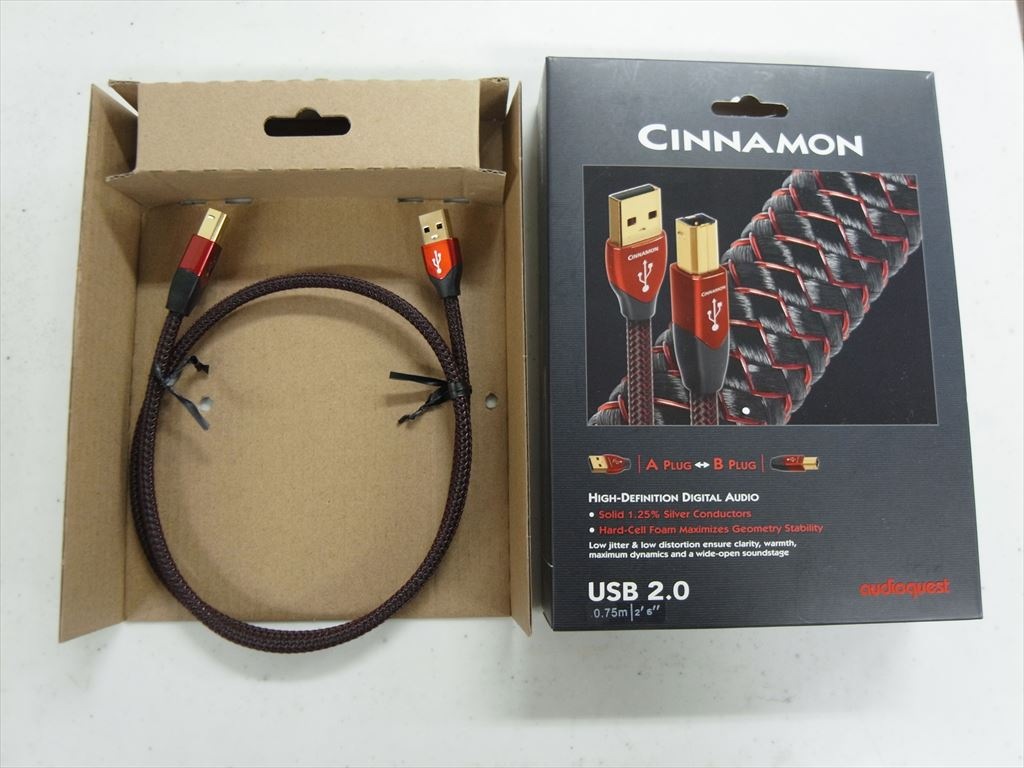 audioquest - USB2 CINNAMON/0.75m/AB《JP-u》