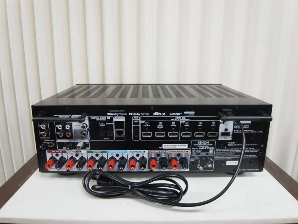 DENON - AVR-X1800H《JP-u》 | | オーディオ、ホームシアターの専門店