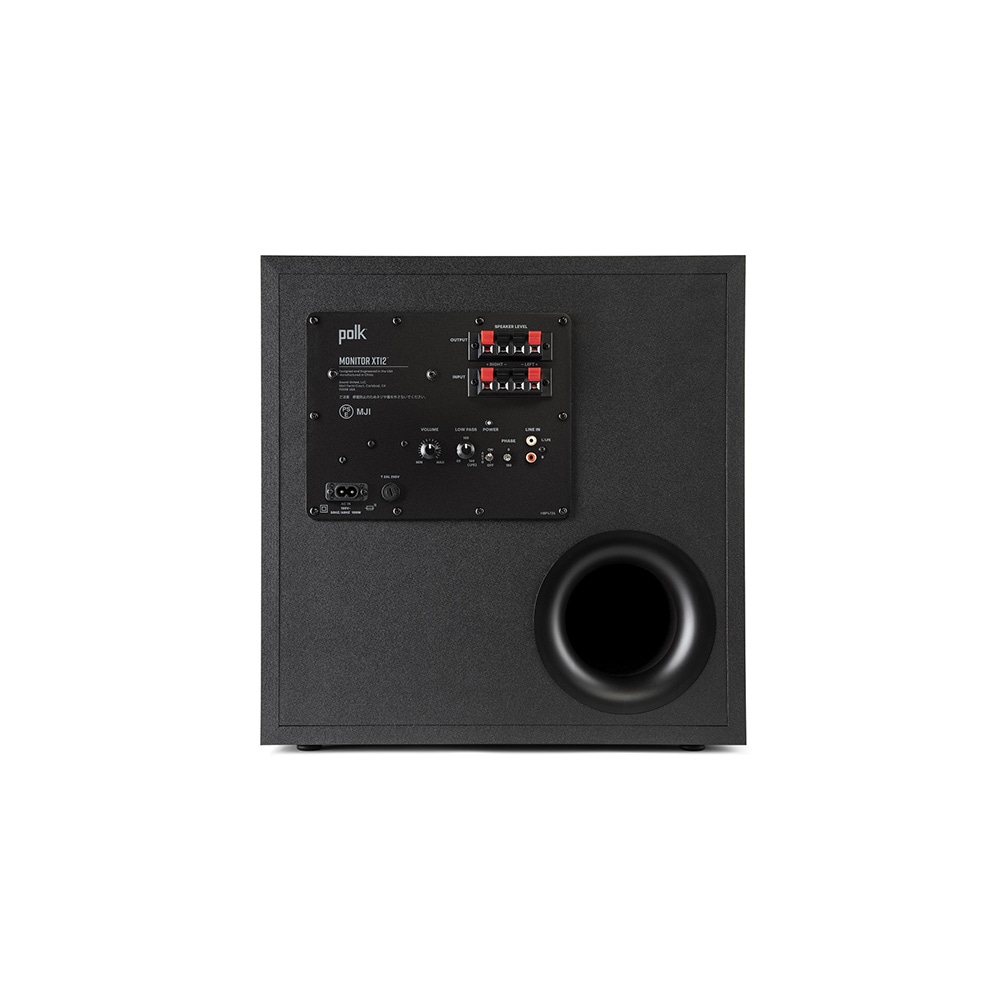 POLK AUDIO MXT12 サブウーファー　ブラック キューブ型 POLK AUDIO MXT12 サブウーファー ブラック キューブ型