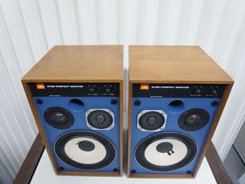 美品　JBL4312M2（ウォールナット仕様） JBL/スピーカー/4312MII WX(ペア) 高級オーディオ,ピュア