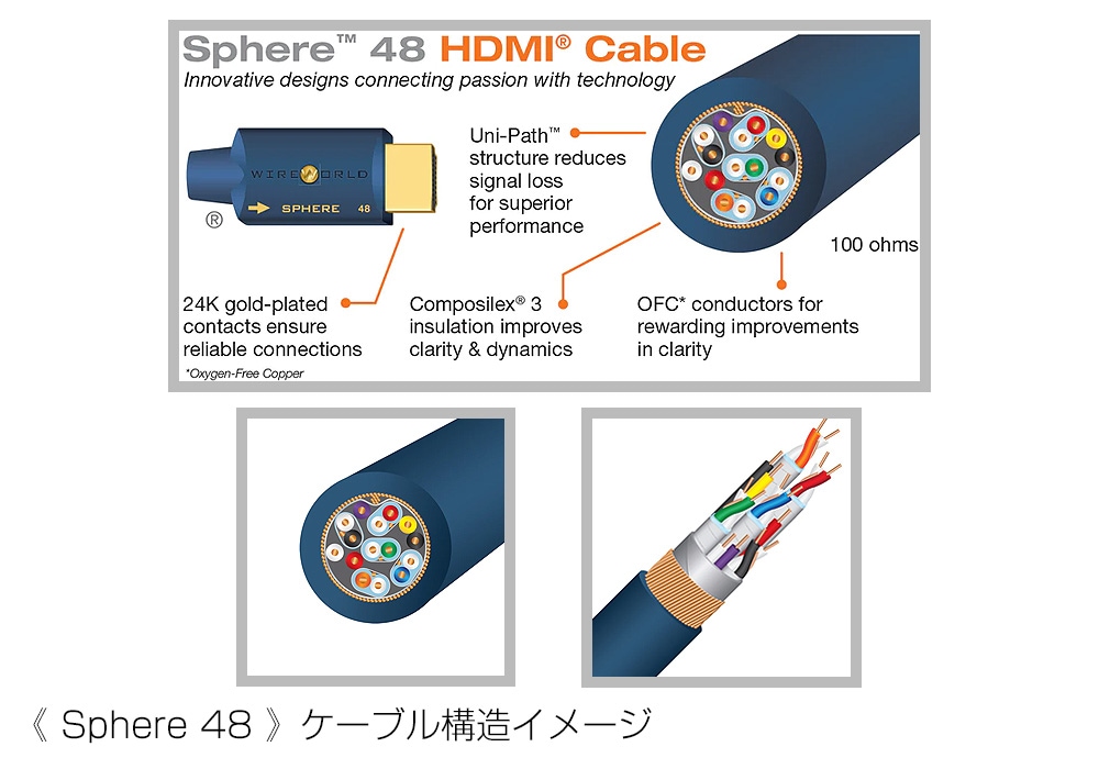 WIREWORLD - SPH/0.6m8Kб48GbpsHDMI֥ˡSphere48JPաڥ᡼ʡǼϳǧ头Ϣ