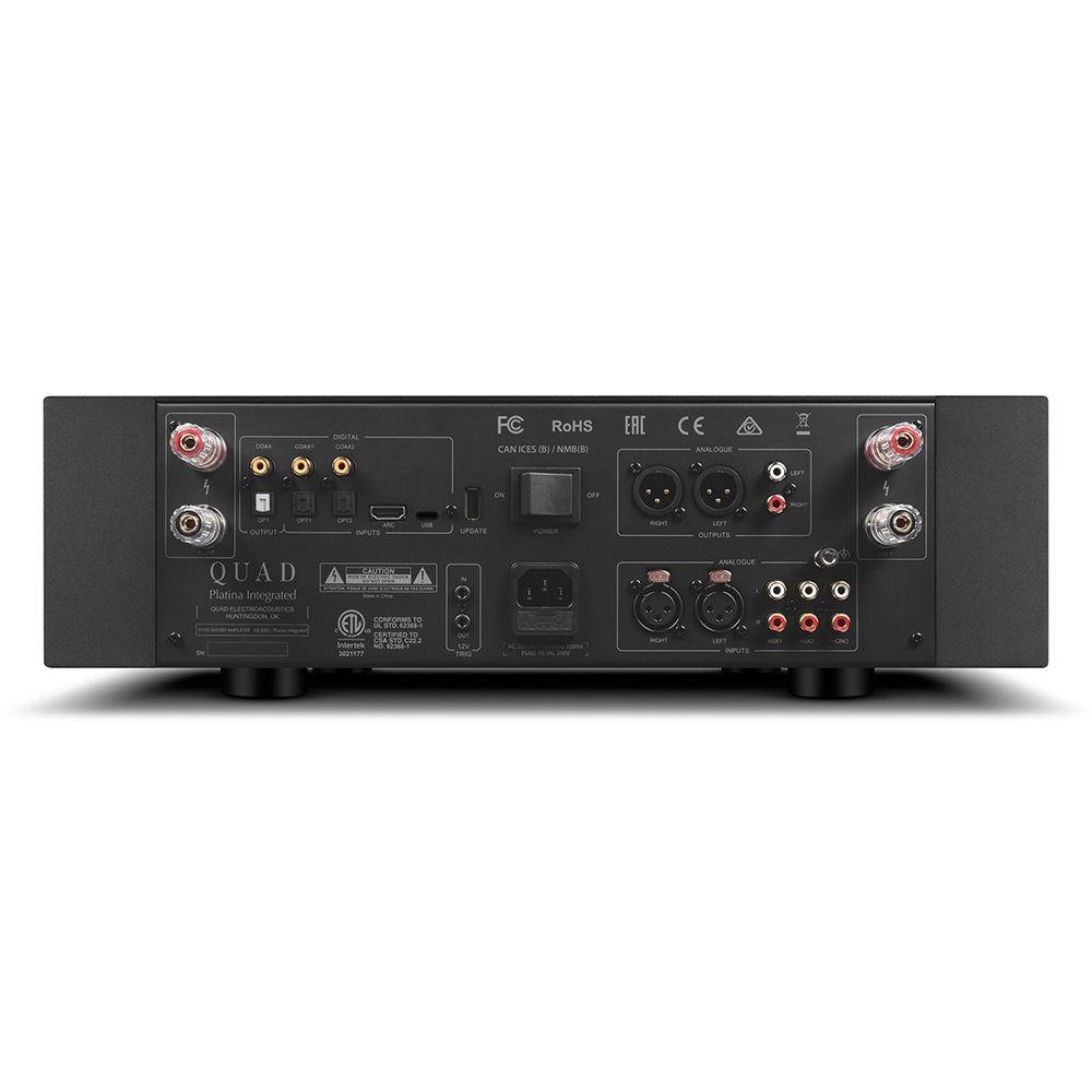 QUAD - Platina Integrated/ブラック（HDMI/DAC搭載・プリメインアンプ