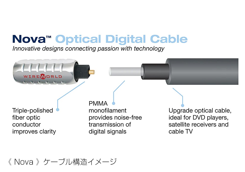 WIREWORLD - NTO-N/2.0mʸǥ륱֥롦ξü Toslink1ܡˡNovaJPաڴ