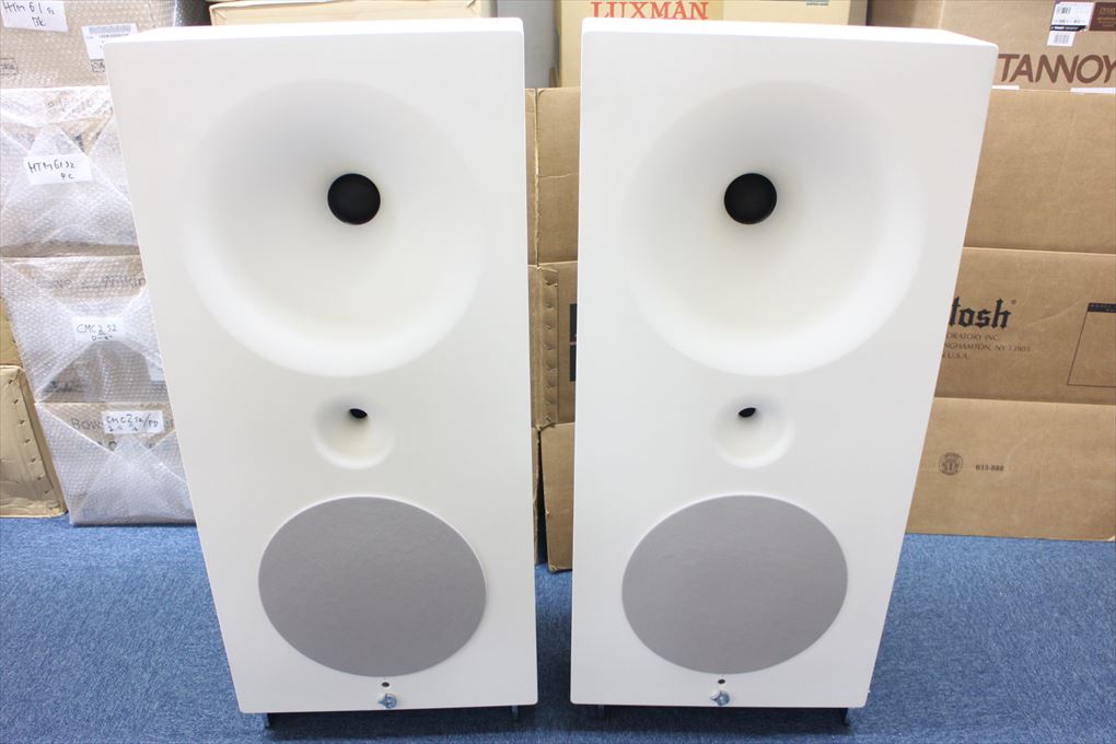 オーバーサウンド 2インチ ホーン ホワイト ペア