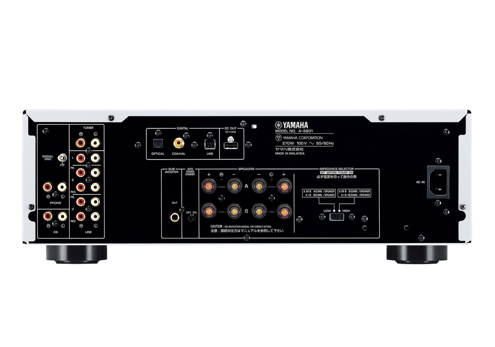 【訳あり】YAMAHA A-S801 DAC内蔵プリメインアンプ ブラック YAMAHA - A-S801/ブラック（USB/DAC搭載・プリメインアンプ）《e