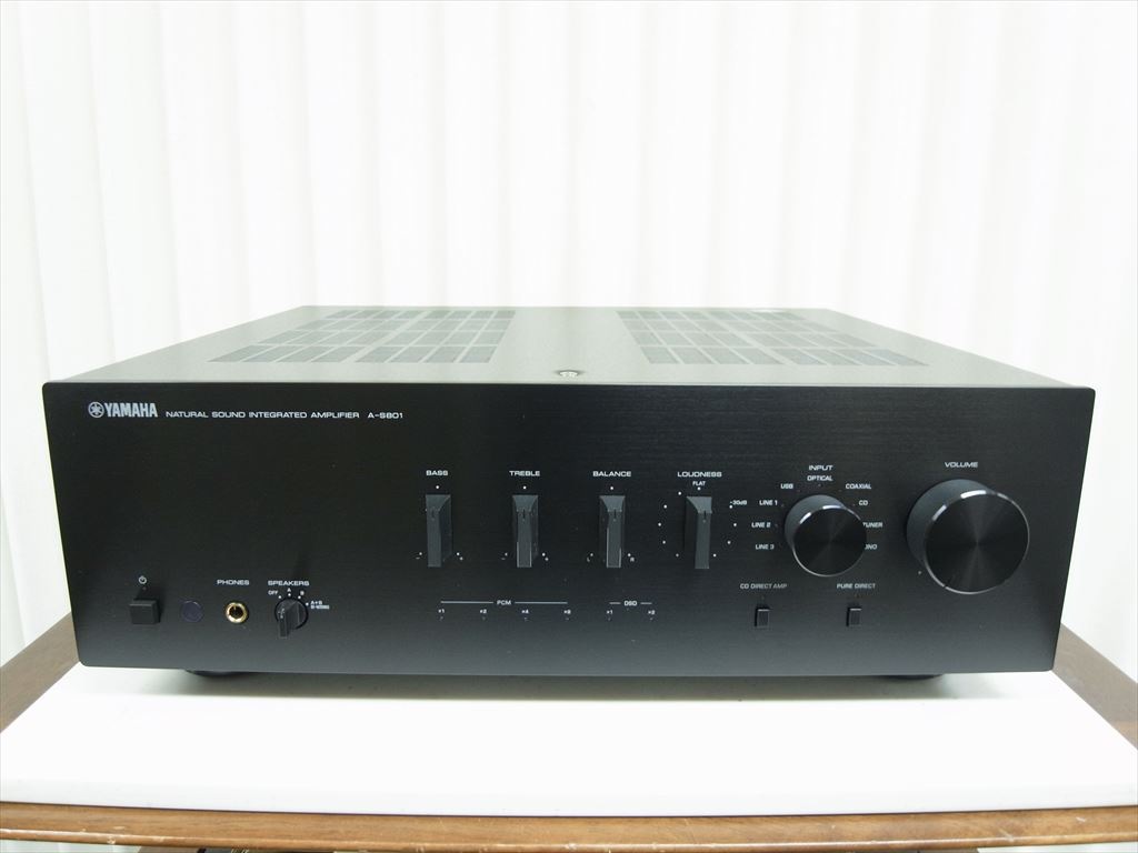【訳あり】YAMAHA A-S801 DAC内蔵プリメインアンプ ブラック YAMAHA - A-S801/ブラック《JP-u》 | | オーディオ