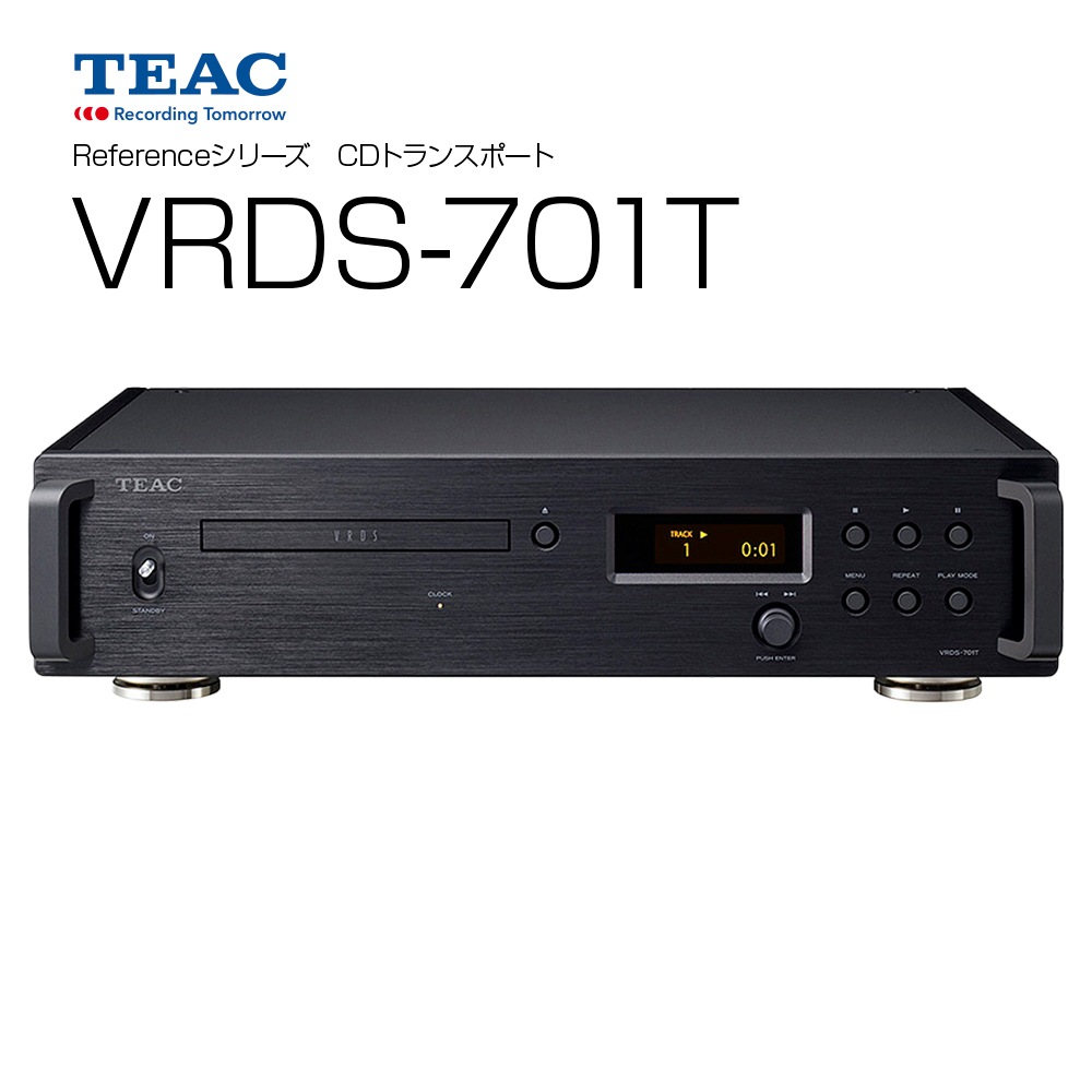 TEAC - VRDS-701T-B/�֥�å���CD�ȥ�󥹥ݡ��ȡˡ�JP�աں߸�ͭ��¨Ǽ��