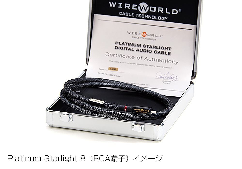 WIREWORLD - PSV8RCA/0.5m��RCAü�ҡ��ǥ����륱���֥롦1�ܡˡ�Platinum Starlight 8���JP�աڴ����