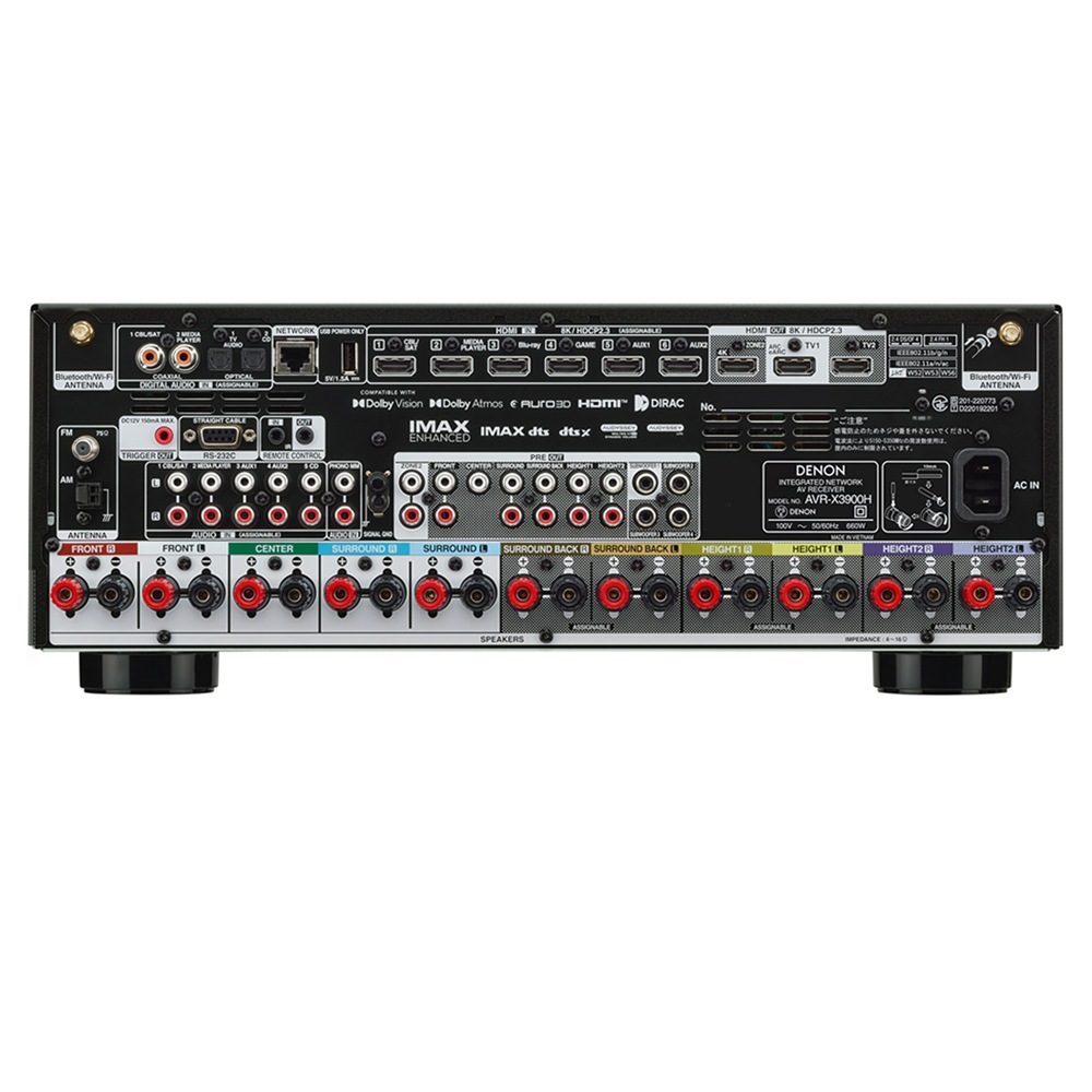 DENON - AVR-X3900H/�֥�å���AVRX3900HK�ˡ�9.4ch��AV���饦��ɥ쥷���С��ˡ�JP�աں߸�ͭ��¨Ǽ��