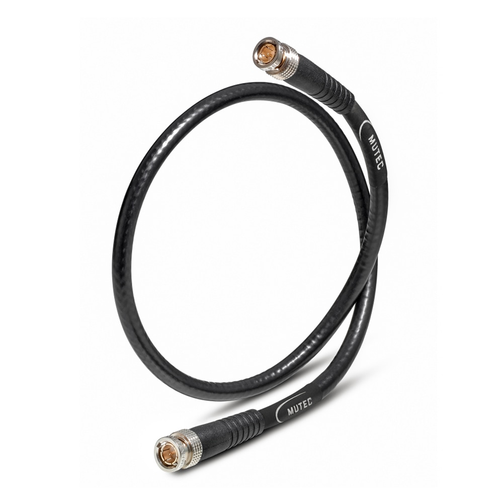AIRBOW MSC-120BNC1.2m1本BNC端子75Ωクロックケーブル！ MUTEC - PC75BB-075（75Ω・0.75m・両端BNC端子・クロックケーブル