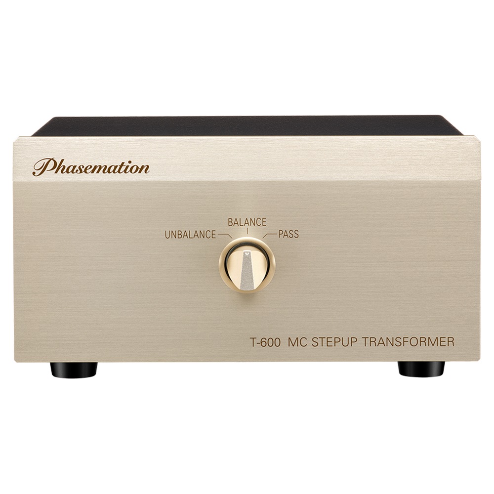 Phasemation - T-600（MC昇圧トランス・RCA/XLR入出力対応）《JP