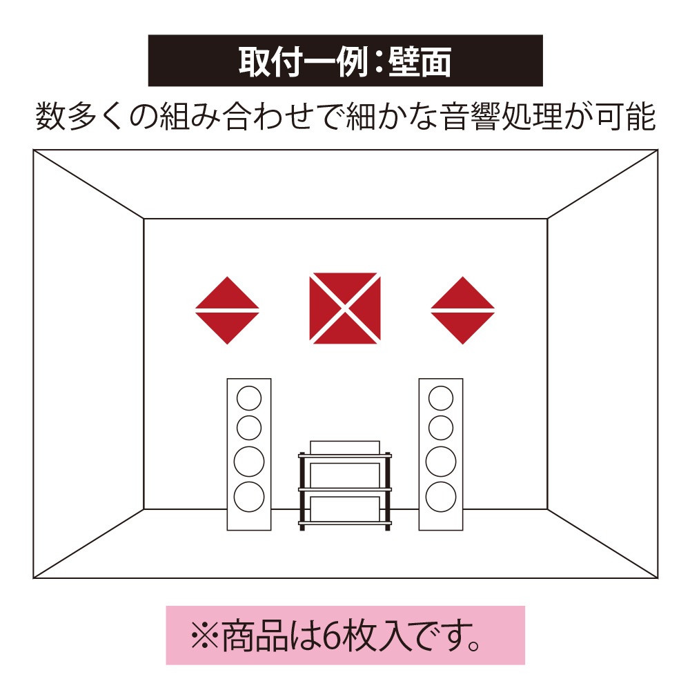 AIRBOW - ROOM SILENCER TRIANGLE��6�����ˡʤ���귯���ޥ���ˡ�JP��