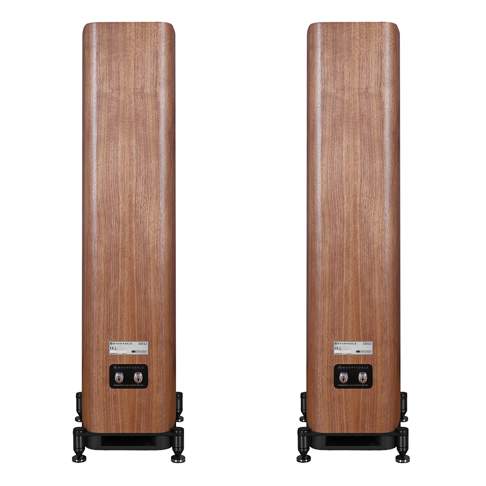 Wharfedale - Evo5.4/ウォールナット（ペア）フロアスタンドスピーカー