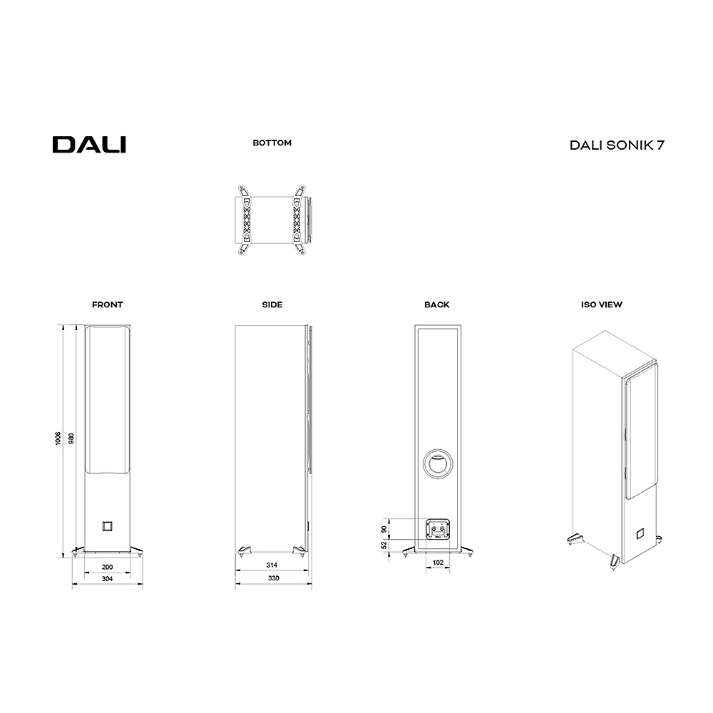 DALI - SONIK7/BA/�֥�å����å����SONIK7/BA�ˡ�1�ܡ˥ե���������ɥ��ԡ�������JP�աں߸�ͭ��¨Ǽ��