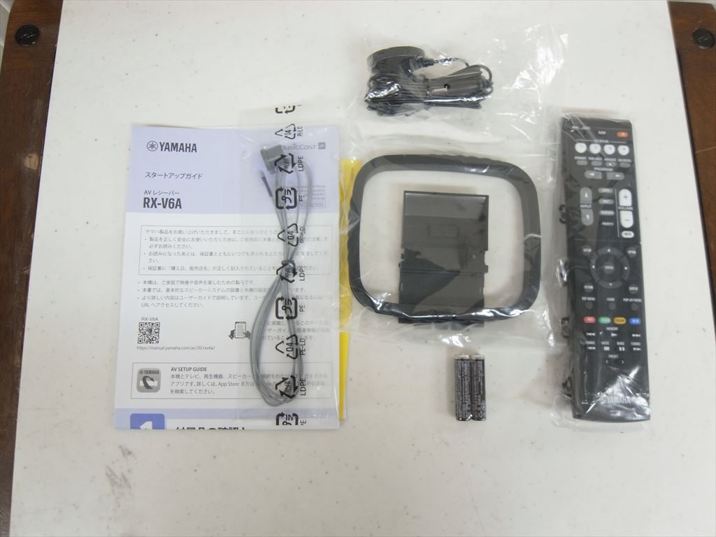 【美品】YAMAHA RX-V6A AVレシーバー 付属品完備 元箱で発送 YAMAHA - RX-V6A（7.1ch・AVレシーバー）《e》【次回10月中旬
