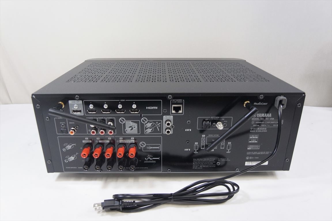 YAMAHA RX-V4A AVアンプ 延長保証付 YAMAHA RX-V4A AVアンプ 延長保証付(YAMAHA - RX-V4A『B級品