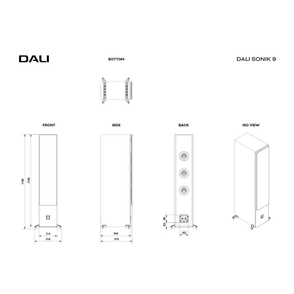 DALI - SONIK9/BA/�֥�å����å����SONIK9/BA�ˡ�1�ܡ˥ե���������ɥ��ԡ��������緿DM�ѡ�JP�աں߸�ͭ�ꡦ3��7�Ķ����Ǥ��Ϥ���ǽ���̳�ƻ����10�Ķ������������Բġˡ�