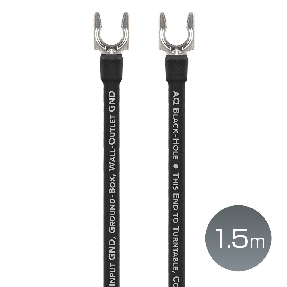 audioquest - Black Hole/1.5m��BLACKGROUND/1.5M�˥����������֥롦1.5m��ξü�٥ץ饰��JP�աں߸�ͭ��¨Ǽ��