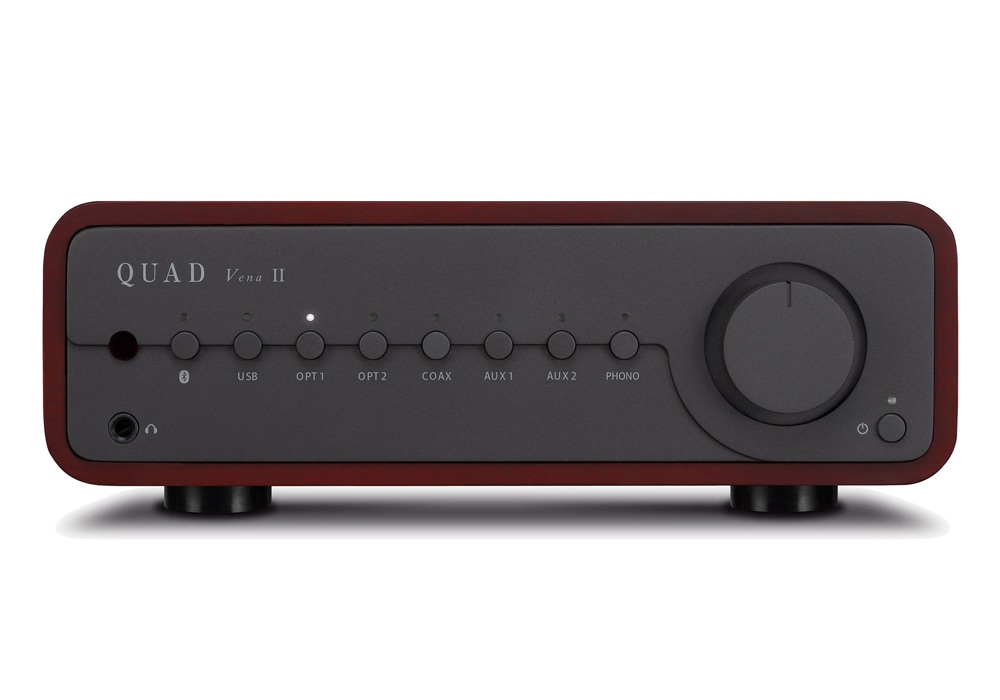 売約済み　QUAD プリメインアンプ VenaⅡ/MH サペレ・マホガニー QUAD - Vena II/MH/サペルマホガニー プレミアム仕上げ（USB/DAC内蔵