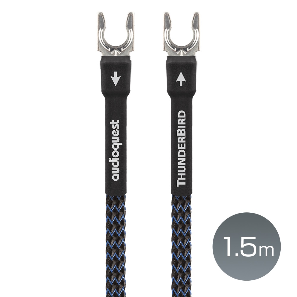 audioquest - Thunder Bird/1.5m��THUGROUND/1.5M�˥����������֥롦1.5m��ξü�٥ץ饰��JP�աڥ᡼��������ʡ�Ǽ���ϳ�ǧ�头Ϣ����
