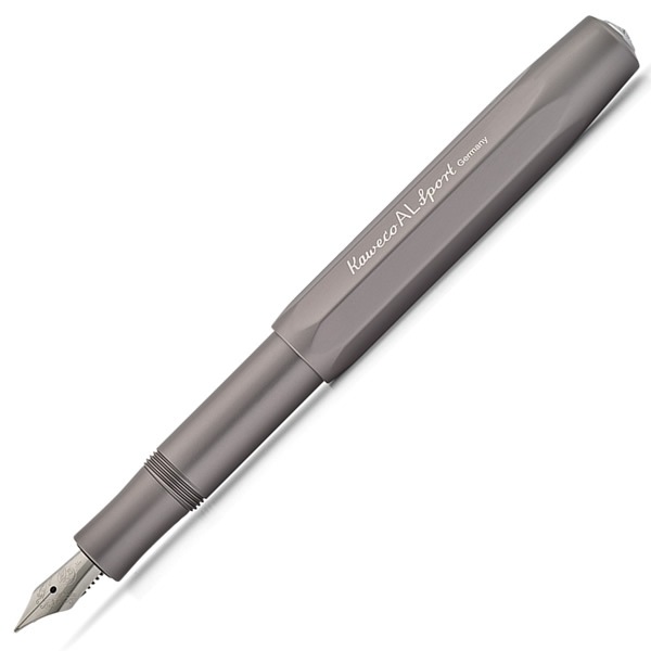 訳有　KAWECO カヴェコ アルスポーツ　万年筆　グレー（チタンブラウン）M カヴェコ 万年筆 アル・スポーツ グレー（チタンブラウン