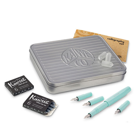 カヴェコ 万年筆 カリグラフィーセット ミント｜【カヴェコ/KAWECO 
