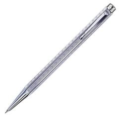 ☆希少！☆銀張り『エクリドール　シェブロン』カランダッシュ CARAN D'ACHE カランダッシュ 万年筆 エクリドール コレクション
