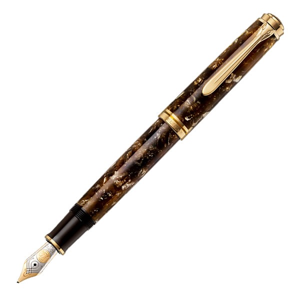 限定品】ペリカン 万年筆 スーベレーン M800 ルネッサンスブラウン F  