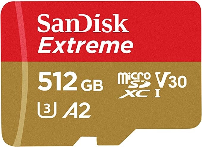 【送料無料・税込み】高速 SanDisk 512GB Extreme マイクロSDカード ハイクオリティ U3 V30 A1 A2 クラス 読込160MB/S 書込90MB/S SDSQXA1-512G-GN6MN 並行輸入品 microSDXCカード サンディスク UHS R W スイッチ switch 動作確認済 海外リテール ドローン 防犯