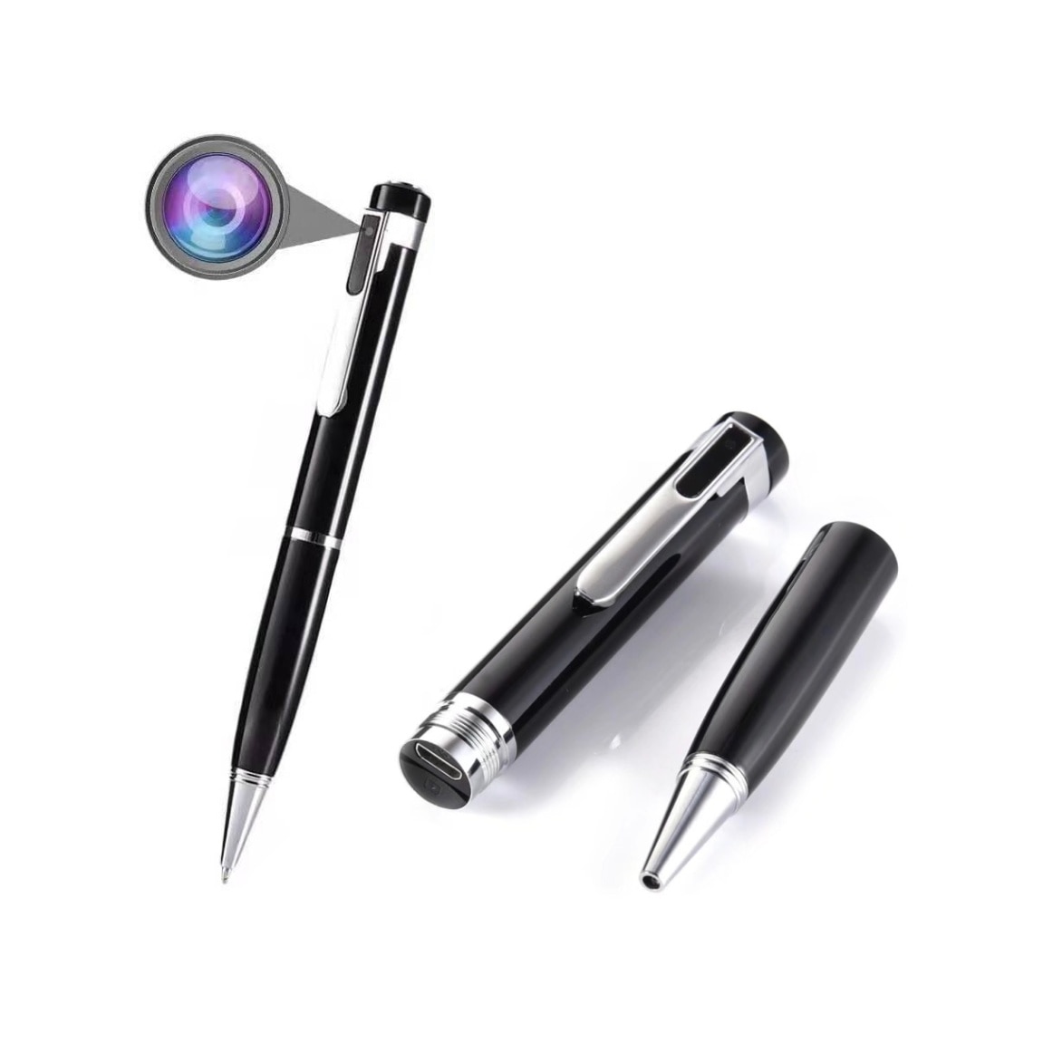 高画質のボールペン型隠しカメラTB-V7pen 防犯 セキュリティ 録画 録音 記録 動画 証拠 隠し スパイ