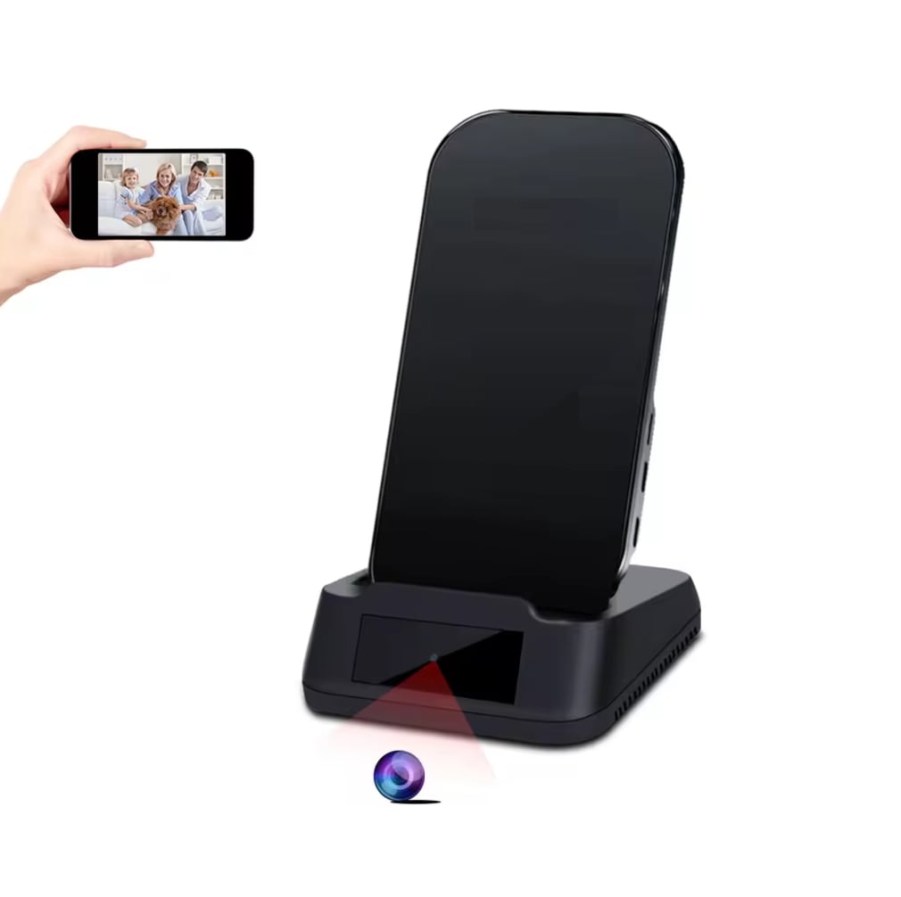 最新 正規品 TB-CHG 4K ワイヤレス 充電器 型 防犯 カメラ 隠し スパイ wi-fi 録画 録音 記録 動画 監視 安心 見守り ネットワーク P2P 遠隔操作 動体検知 赤外線 ナイトビジョン