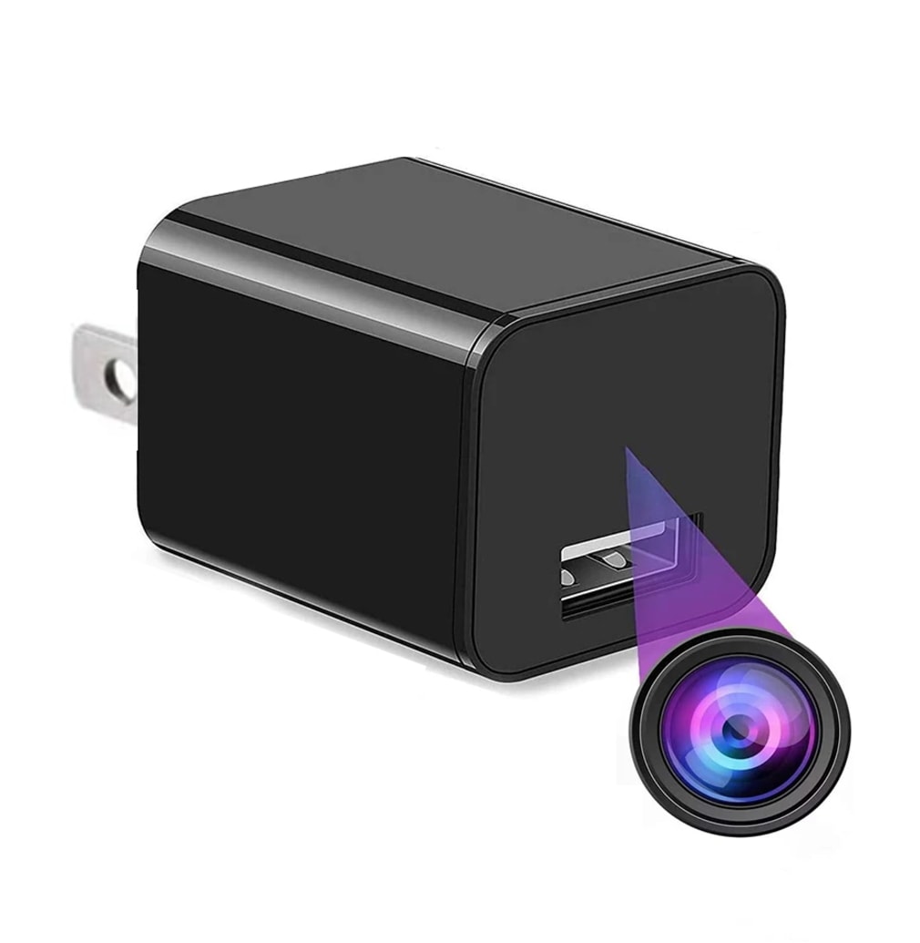 最新 正規品 TB-C1wifi 小型 防犯 カメラ Wi-Fi マイクロSDカード 128GB対応 長時間録画 1080P ネットワーク P2P 隠しカメラ スパイカメラ コンセント USB AC アダプター 日本語説明書