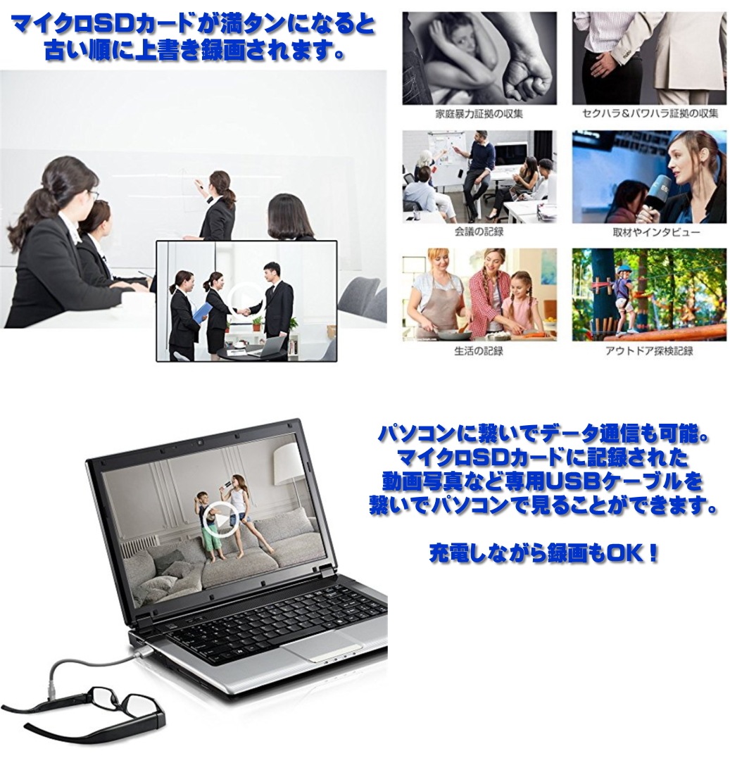 メガネ型小型スパイカメラTB-G11 v2