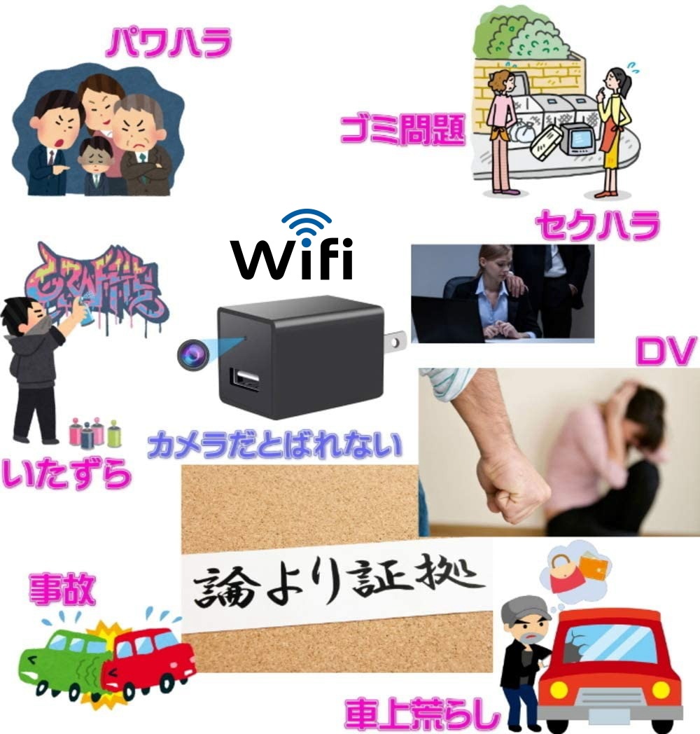 【開封・未使用】小型カメラ SDカードパソコン再生と携帯電話リアルタイム監視対応 Amazon.co.jp: Axlgax 小型カメラ WIFI対応 隠しカメラ スマホ