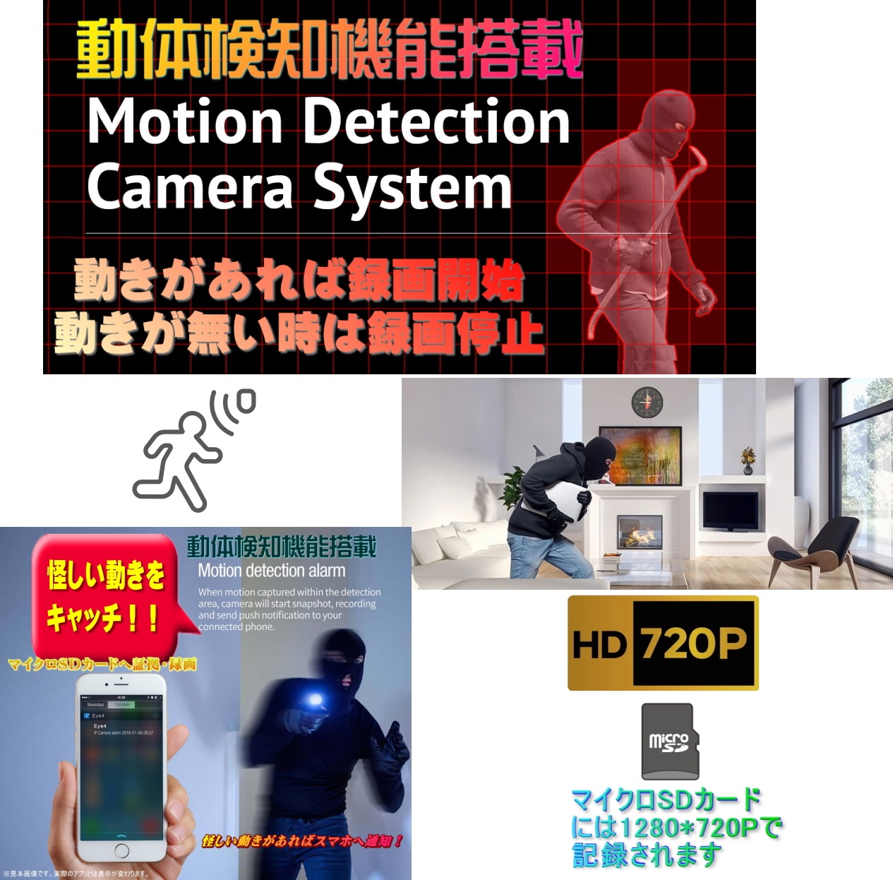 最新 正規品 4K 壁掛け時計型防犯カメラ TB-WCC 安心 見守り 防犯 監視