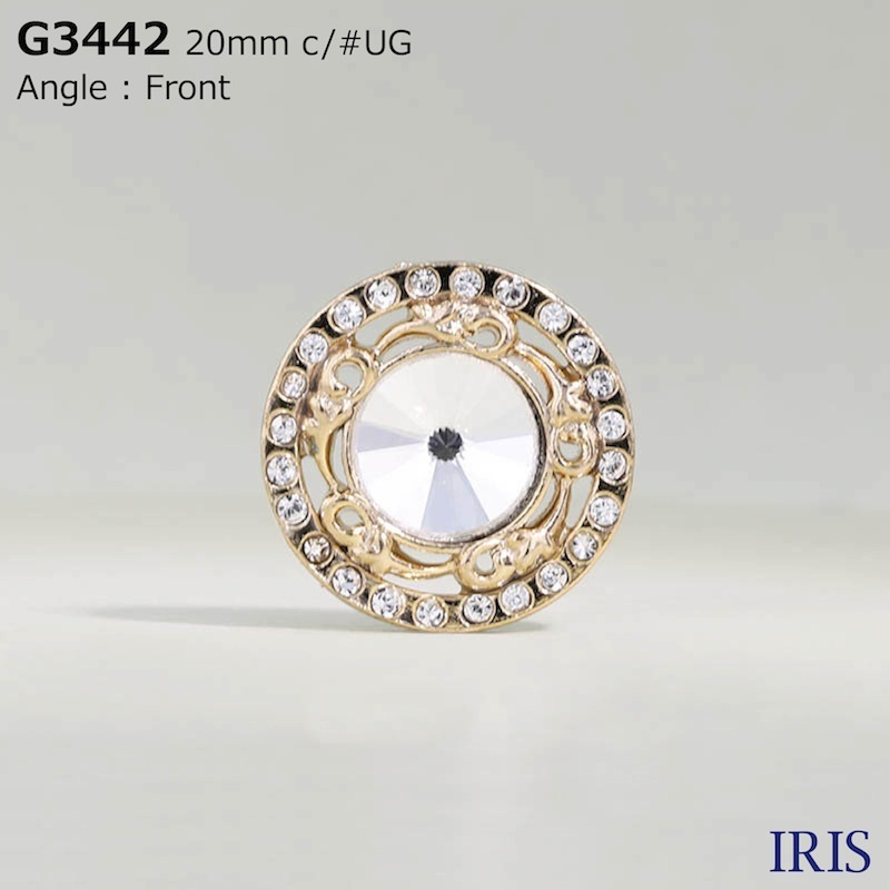 *饹/㥹 Ⱦݥ­ܥ G3442 23/20mm #BW/UG 